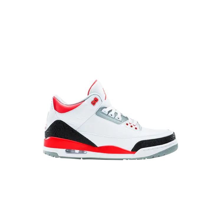 

Кроссовки Air Jordan 3 Retro PS 'Fire Red', белый