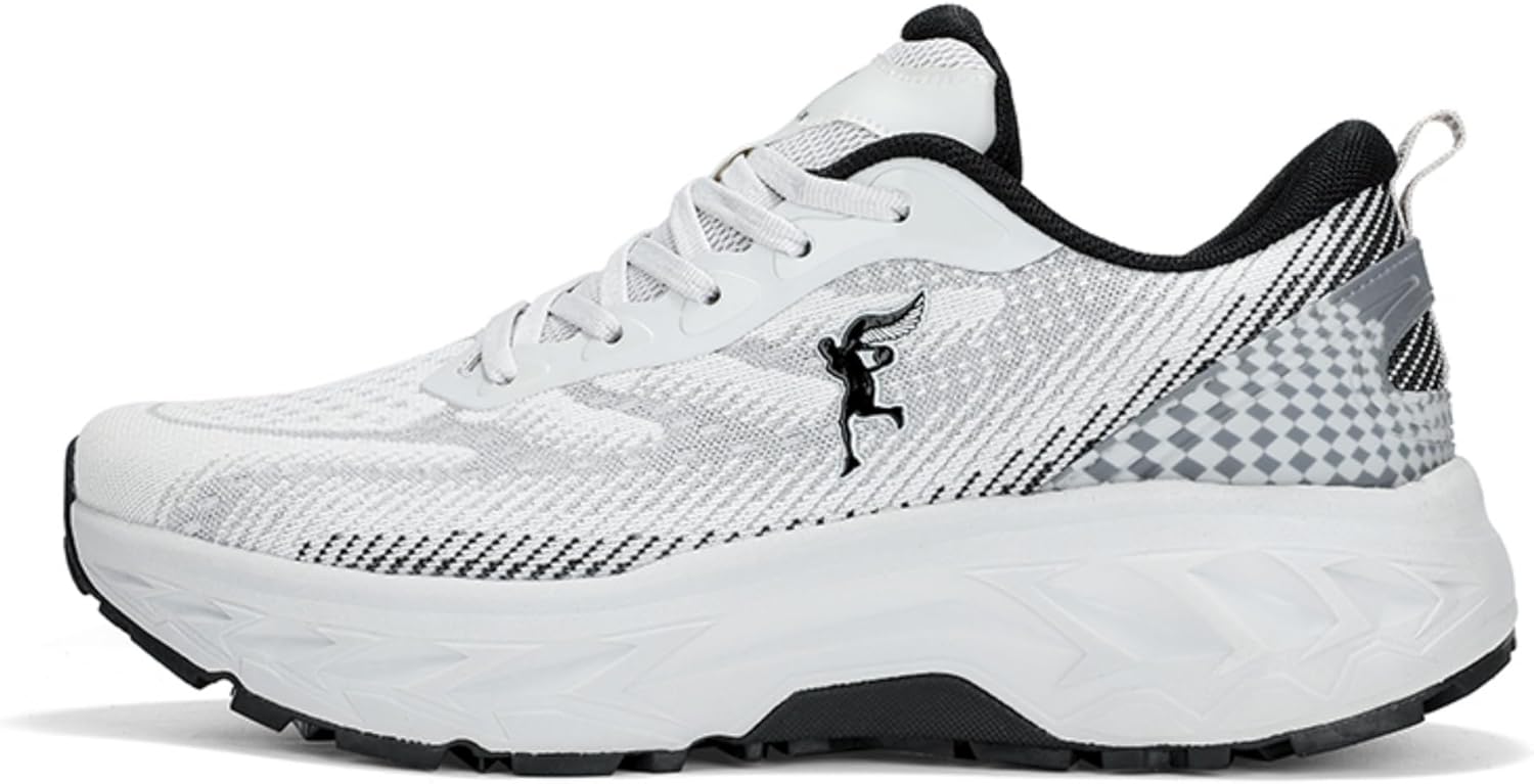 

Мужские и женские кроссовки для бегa по пересеченной местности, с широкой носочной частью, без перепада, противоскользящие, подходят для ежедневной работы, тенниса, тренажерного зала, походов и бега Flypp Lx, серый