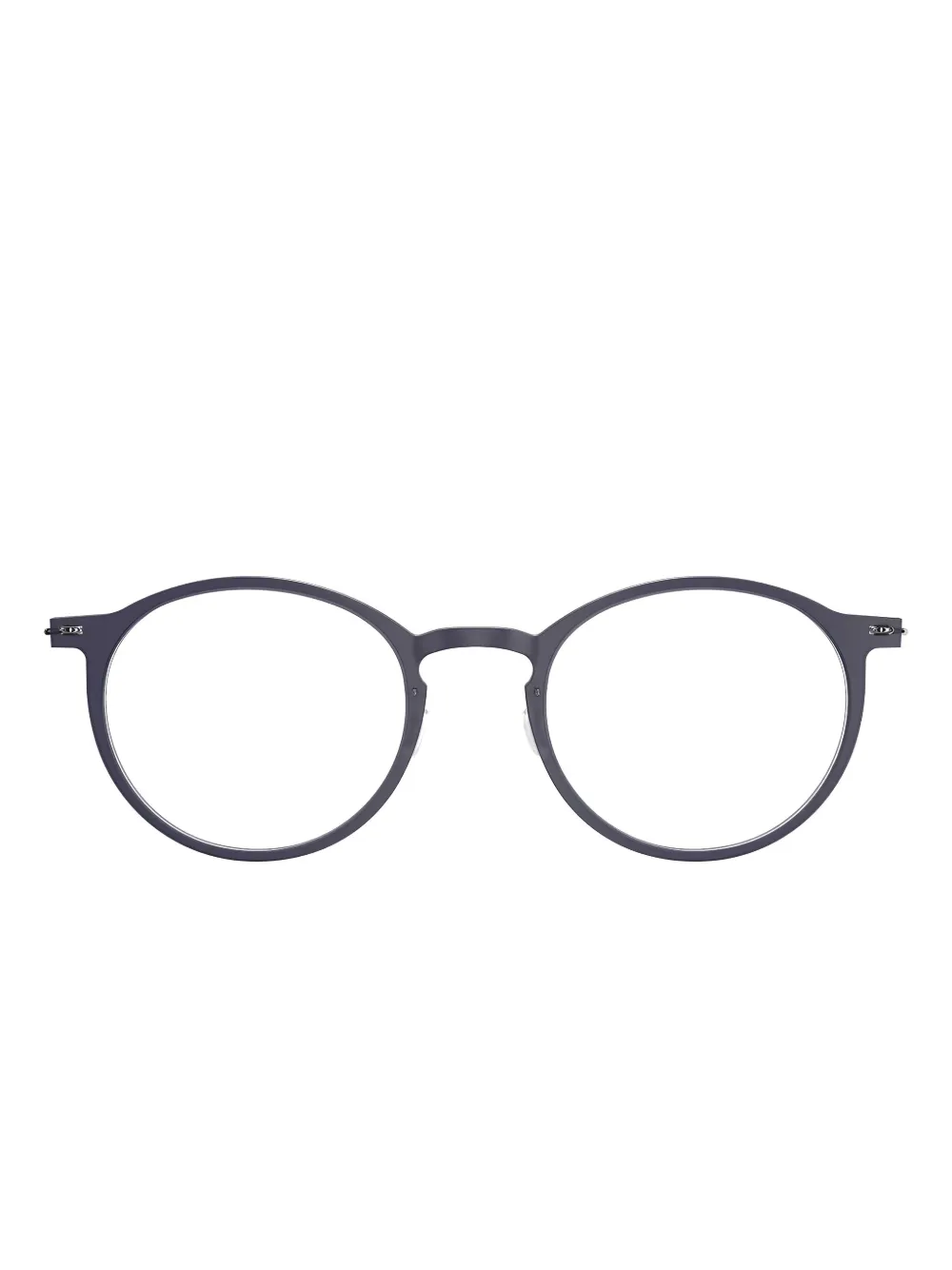 

Круглые очки в оправе N.O.W. 6541 Lindberg, серый