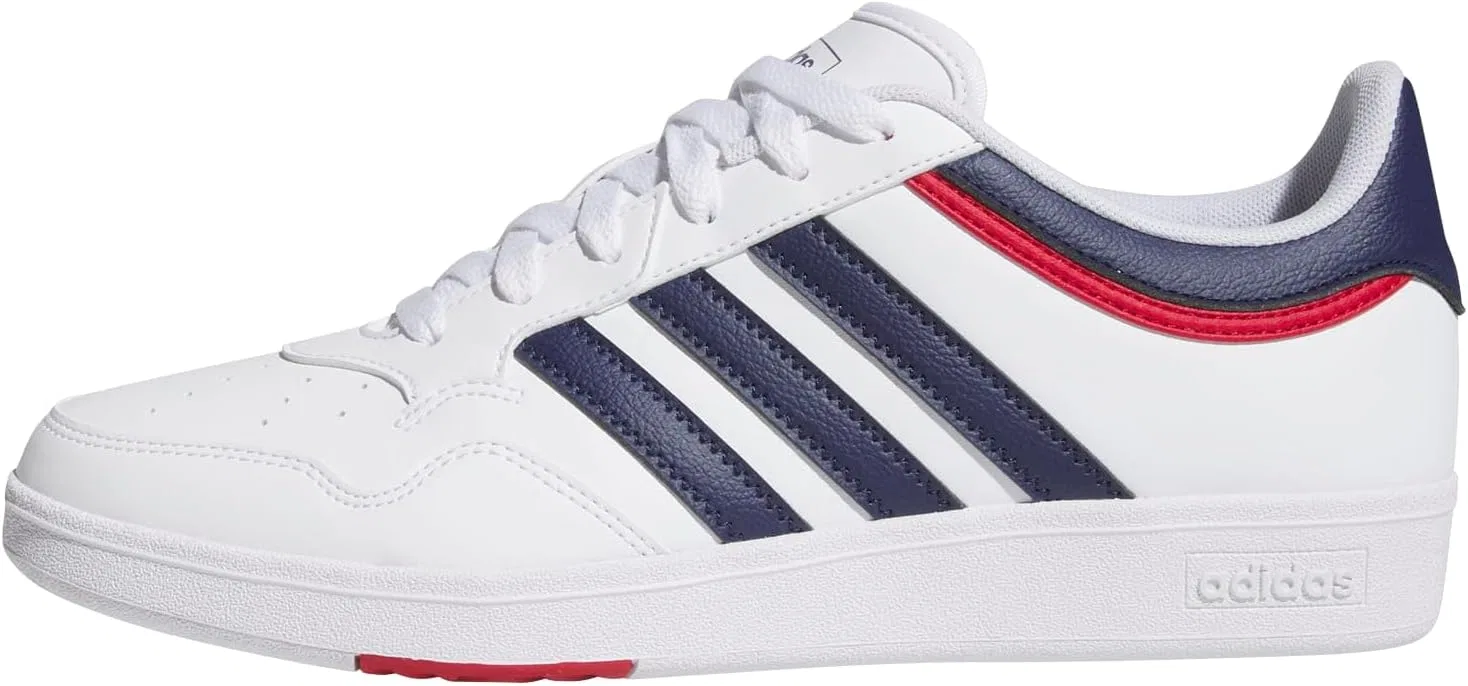 Женские баскетбольные кроссовки Adidas Hoops 4.0, Cloud White Dark Blue Team Power Red 2
