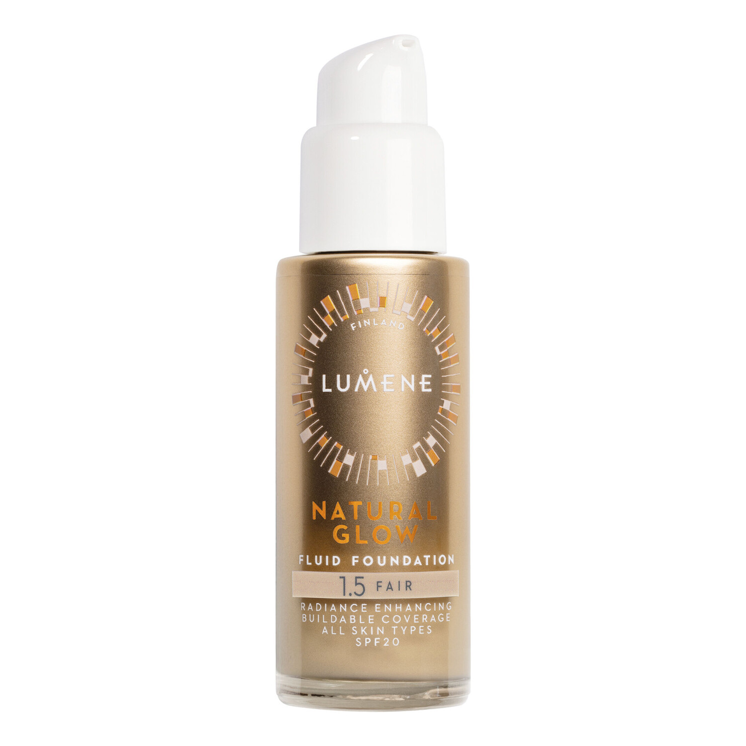 

Fair осветляющая и разглаживающая тональная основа для лица Lumene Natural Glow, 30 мл