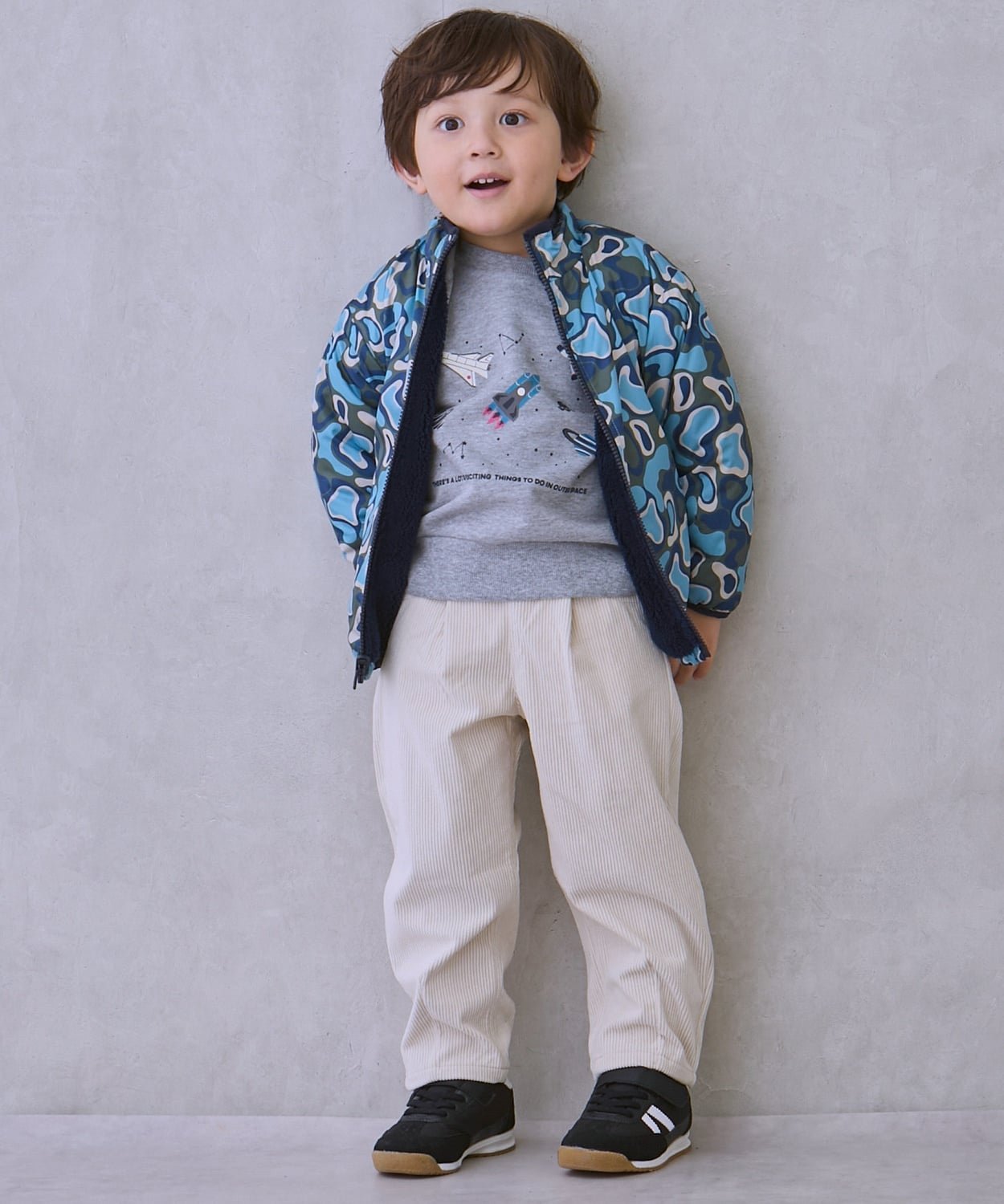 Блузка Patterned x Boa Blouson Petit Main, navy blue — фото 4