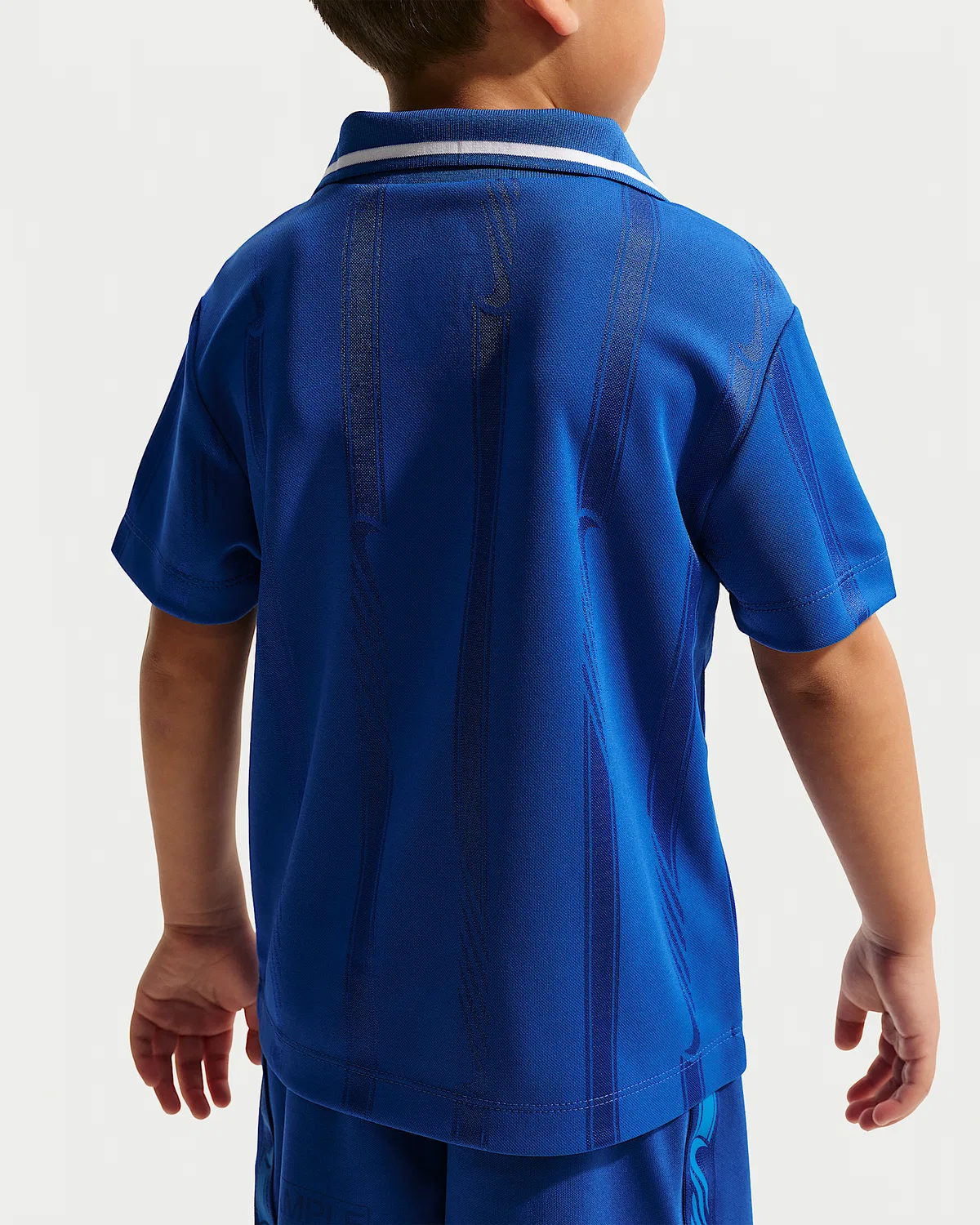 Детский комплект из двух предметов с шортами из сетки Nike Sportswear Victory Lap, Game Royal — фото 3