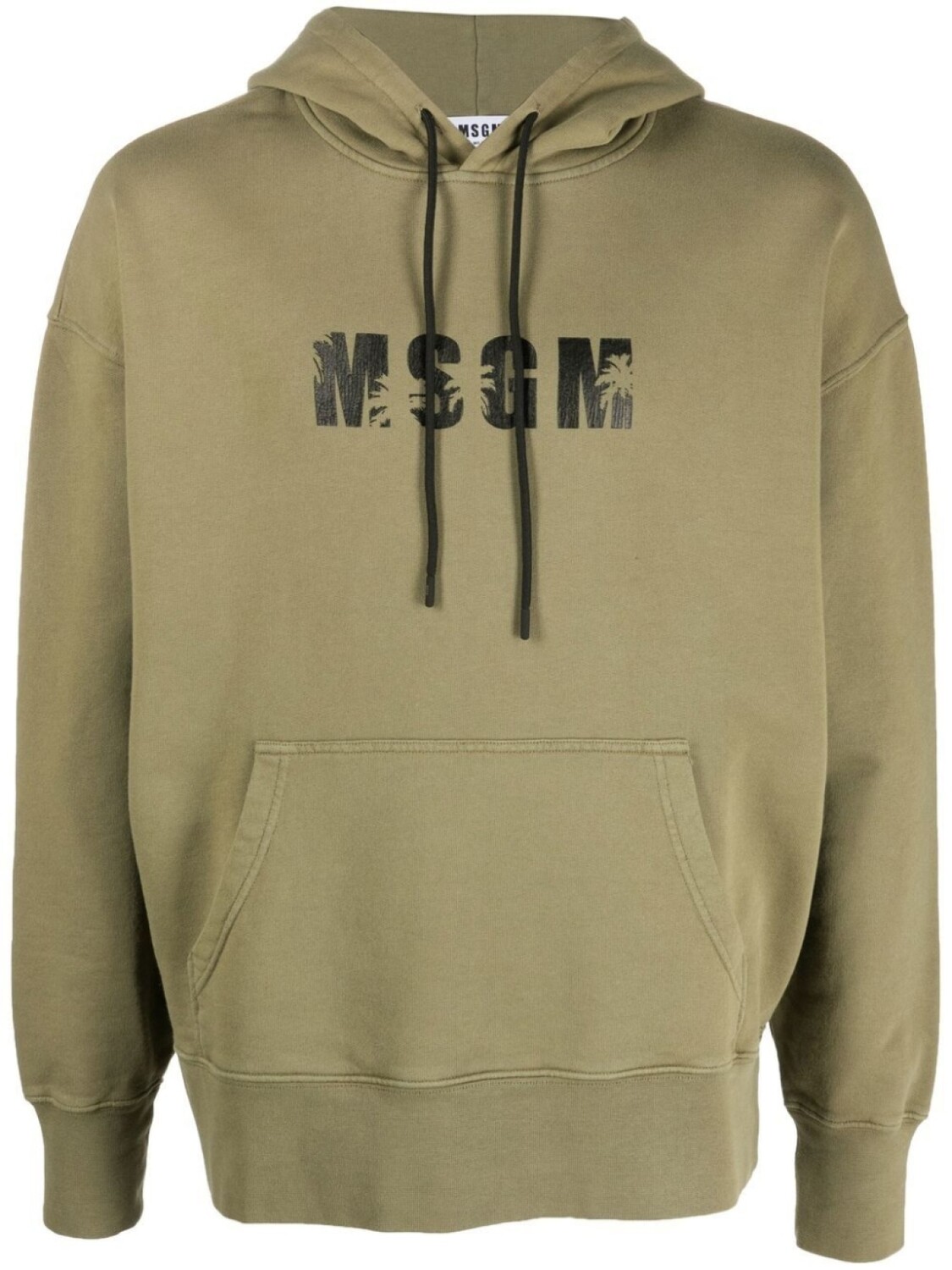 

MSGM худи с логотипом, зеленый