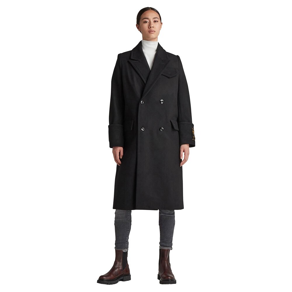 

Пальто G-Star Long Wool, черный