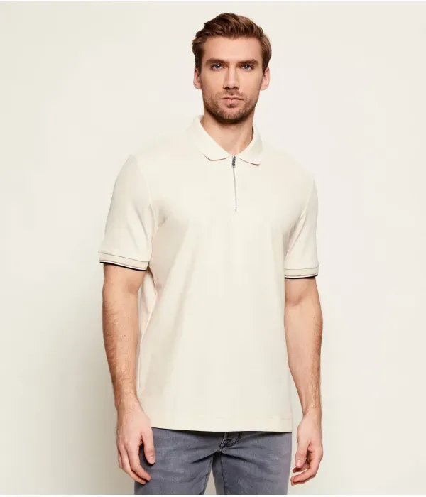 Поло C-Pei 04 regular fit Boss, бежевый