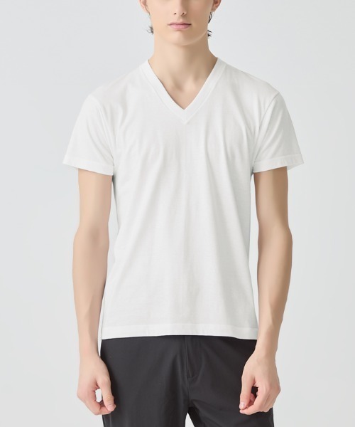 

Футболка с V-образным вырезом, антибактериальная, дезодорирующая, 100% хлопок BODY WILD, белый, комплект из 2 шт