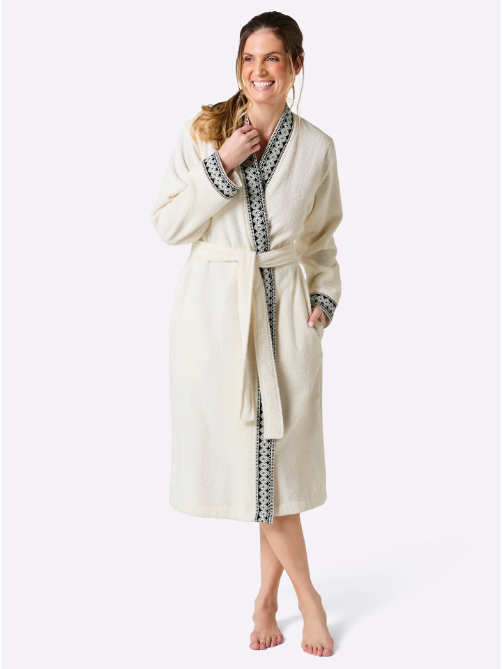 

Plantin Халат бело-черного цвета