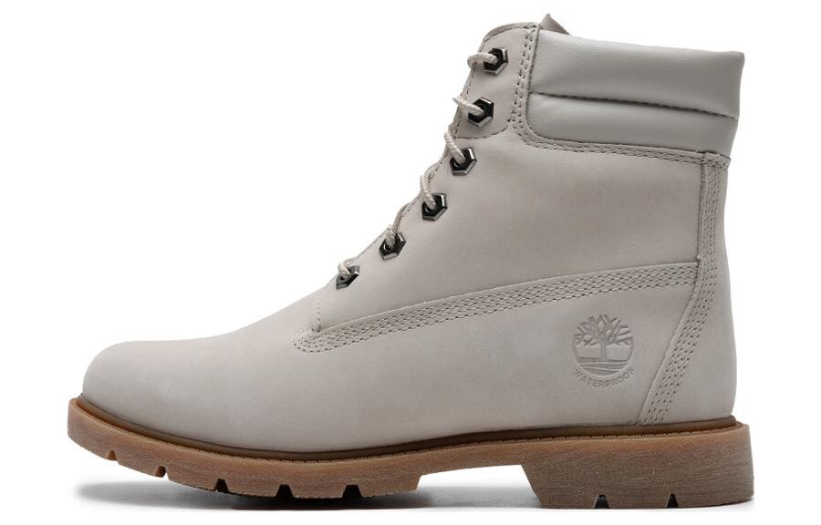 Ботинки женские Timberland Martin с логотипом, серый