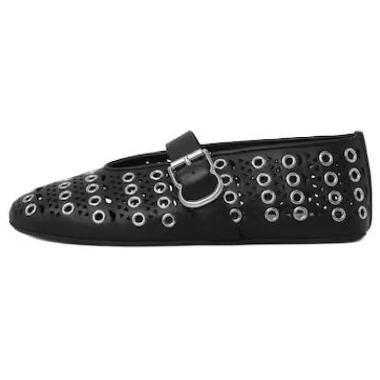 Alaia Туфли Мэри Джейн Vienne Flat, женские, черные