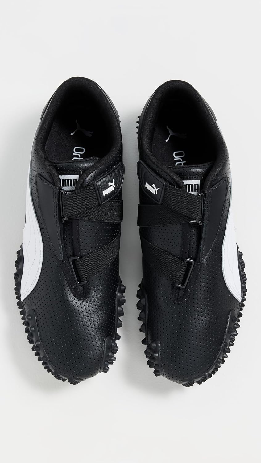 Мужские слипоны PUMA Mostro с перфорацией - белые, повседневные — фото 4
