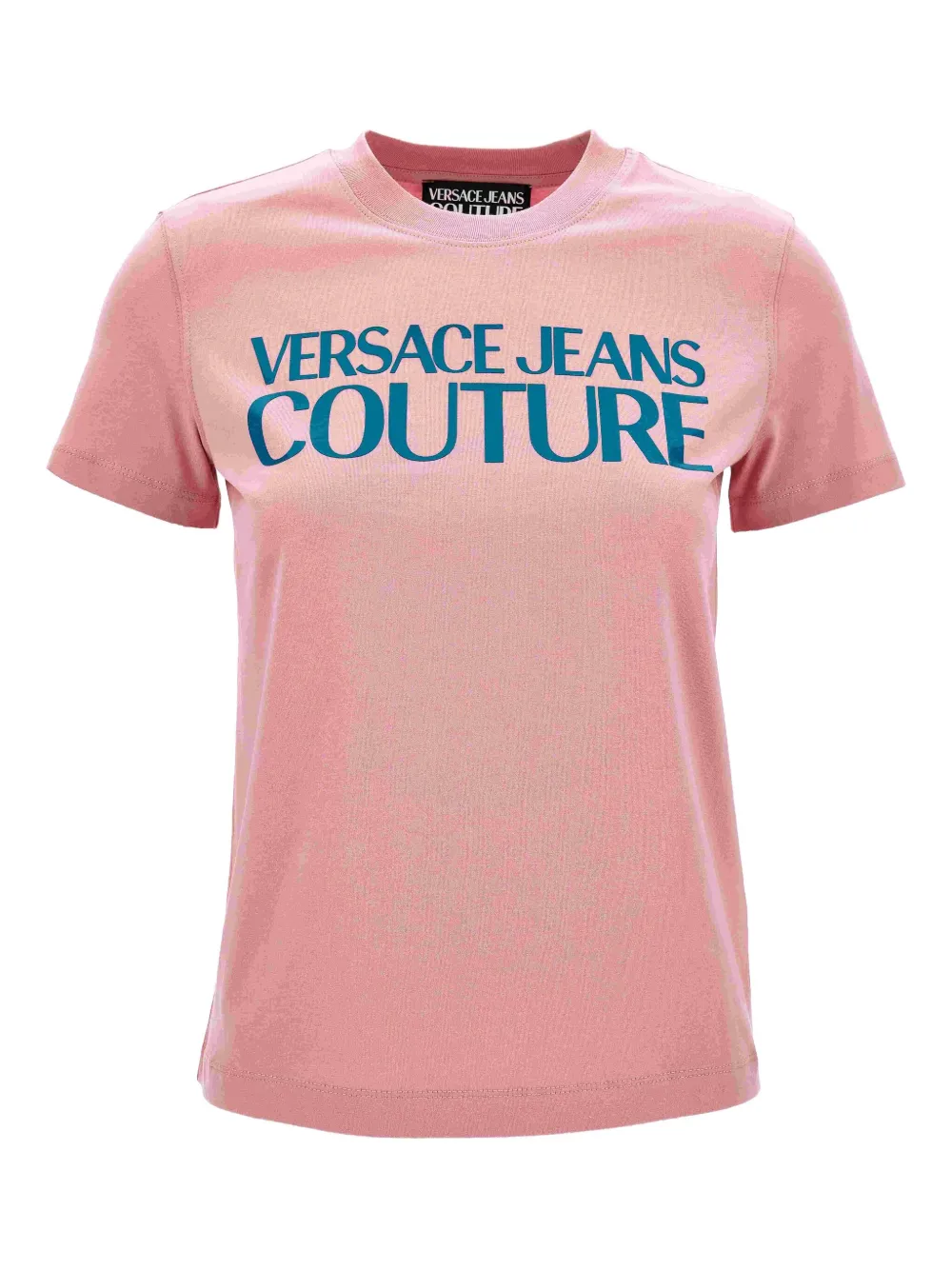 

Футболка с логотипом Versace Jeans Couture, розовый