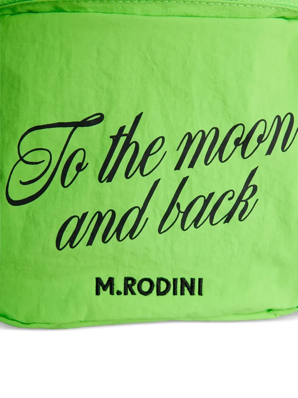 Рюкзак To the Moon на молнии Mini Rodini, зеленый — фото 3