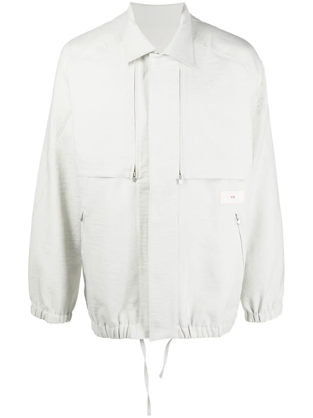 

Куртка со скрытой застежкой спереди Y-3, серый