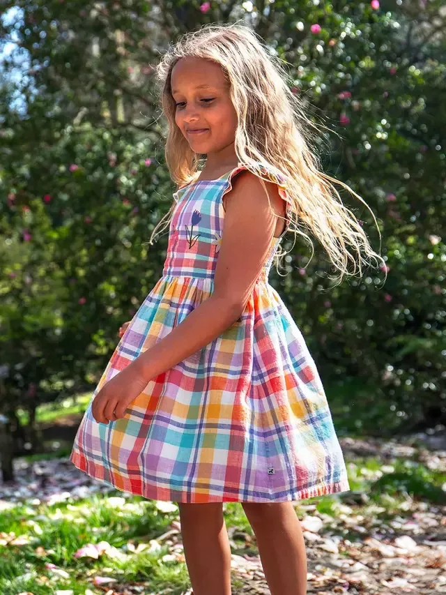 Детское платье с вышивкой Гиацинт Frugi — фото 3