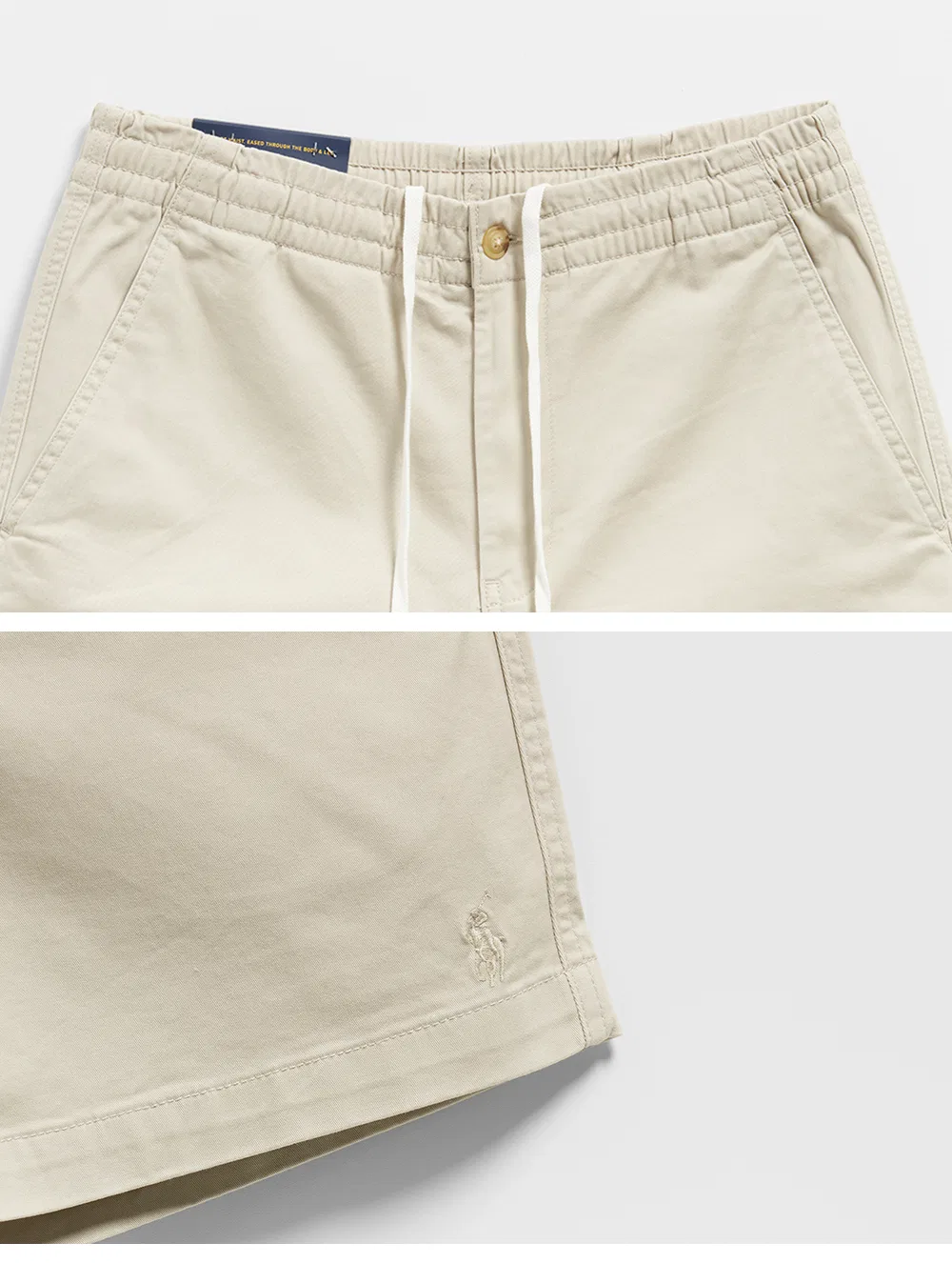 Мужские шорты-чинос Prepster стрейч 15.2 см Classic Stone от Polo Ralph Lauren — фото 4