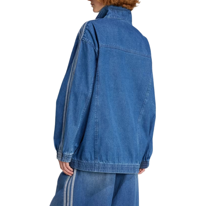 Adidas Originals Джинсовая куртка Adidas Adilenium с полосками, Indigo — фото 4