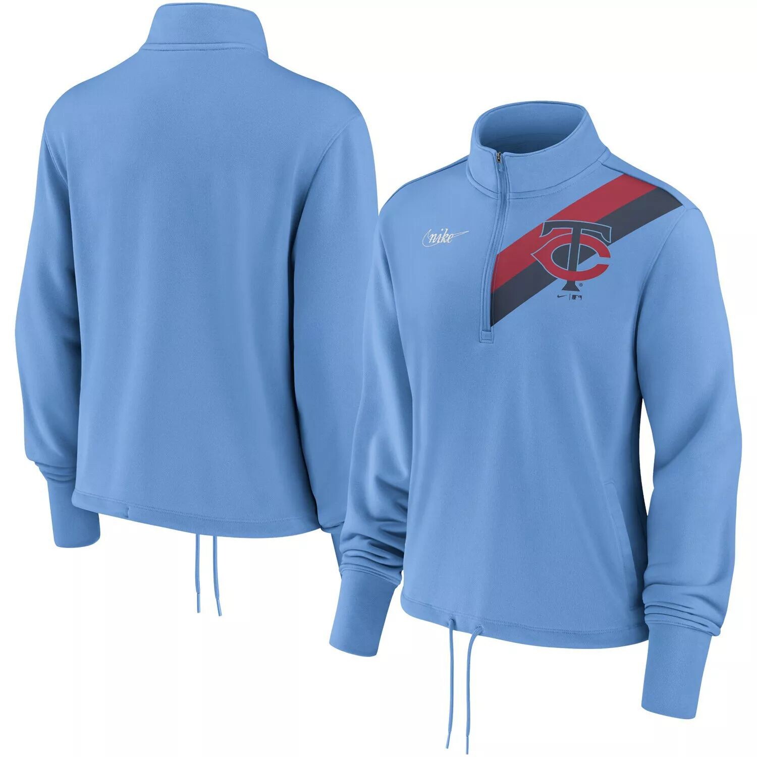 

Женский светло-голубой пуловер с молнией до половины длины Nike Minnesota Twins 1965 Cooperstown Collection Rewind Stripe Performance Nike, Синий, Женский светло-голубой пуловер с молнией до половины длины Nike Minnesota Twins 1965 Cooperstown Collection 