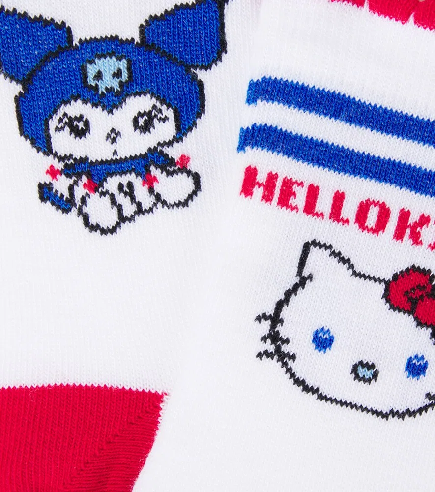 Набор из 2 носков Hello Kitty и ее друзей Monnalisa, белый — фото 2