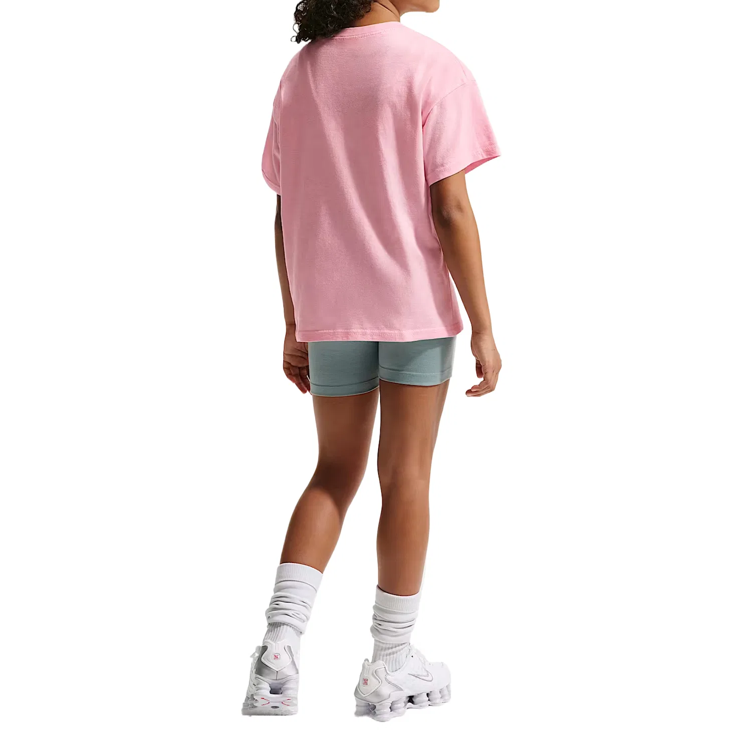 Детская футболка с круглым вырезом Nike, Medium Soft Pink — фото 3