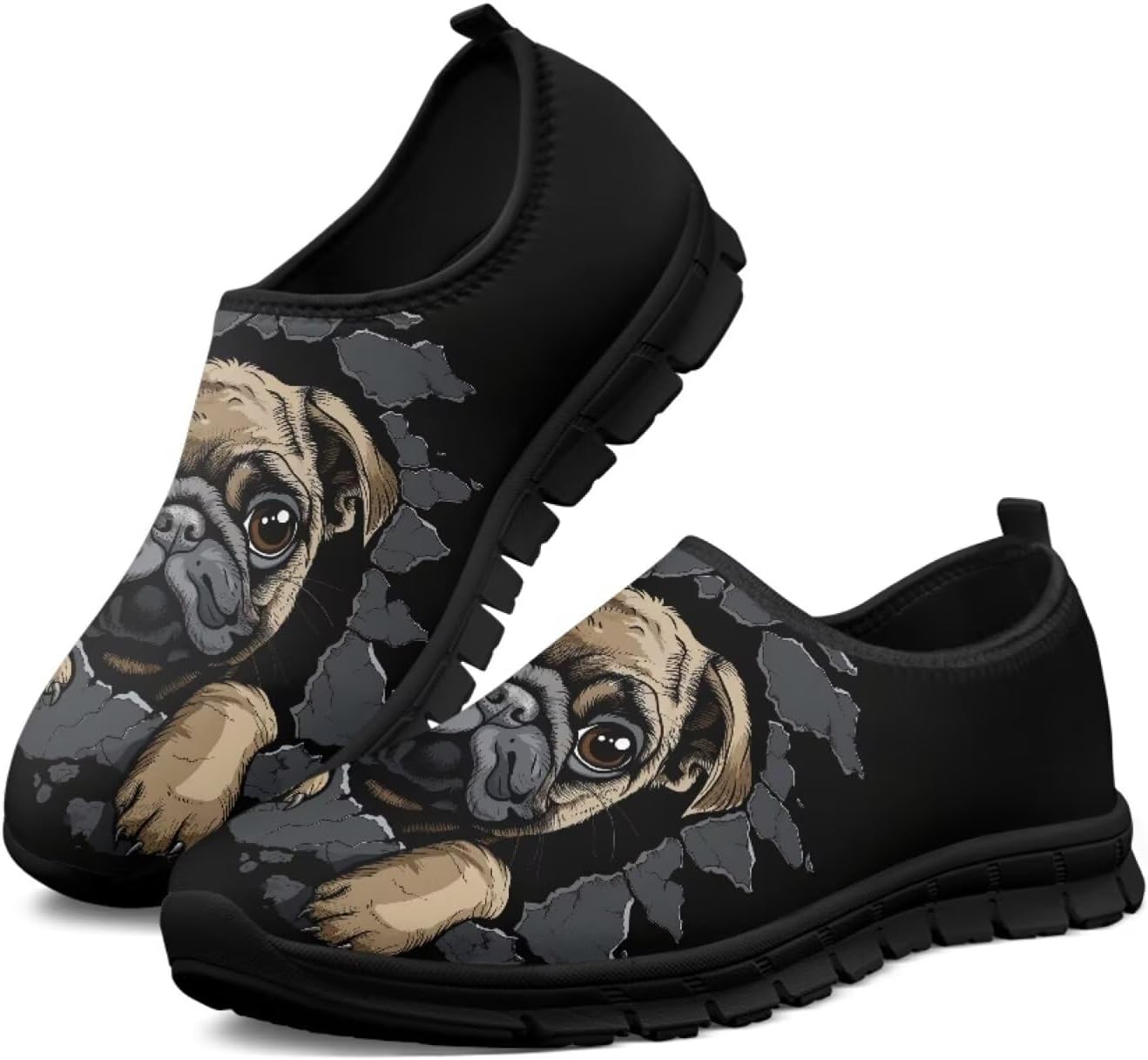 

Мужские слипоны Hsaiyjsp, кроссовки-лоферы для дома, повседневная обувь, нескользящие кроссовки с черной подошвой