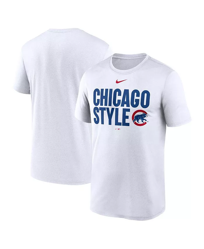

Мужская белая футболка Chicago Cubs Local Legend Performance Nike