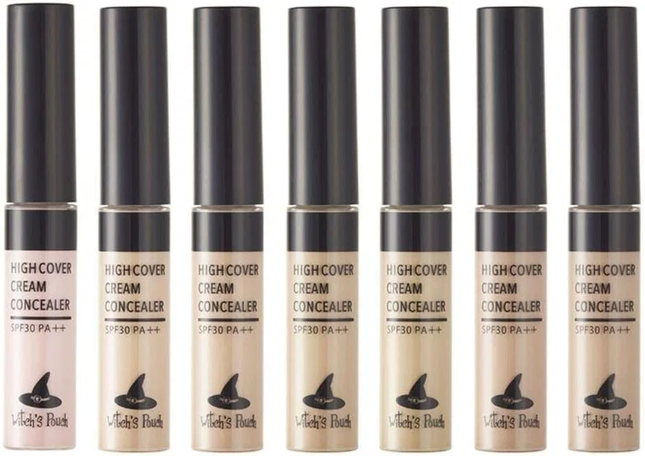 Консилер Witch's Pouch High Coverage Cream Concealer Brightener, 6 мл, осветляющий