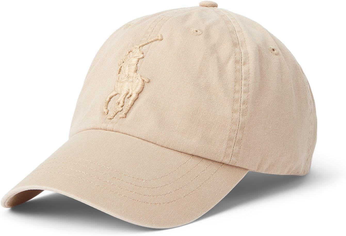 

Polo Ralph Lauren мужская бейсболка Big Pony Twill, Coastal Beige