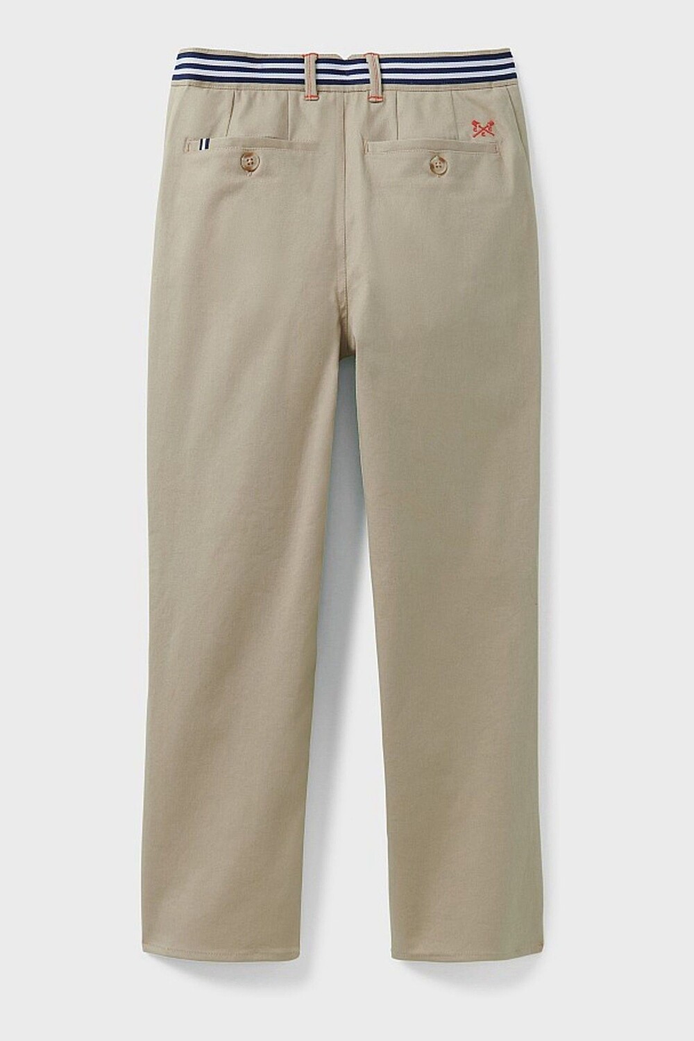Брюки-Чиносы Crew Clothing приталенного кроя Crew Clothing Company, серый — фото 3