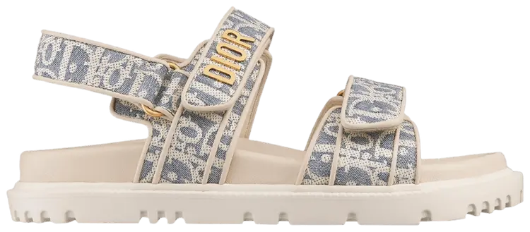 Сандалии Dior Wmns Dioract Sandal 'Dior Oblique - Chambray Blue', синий