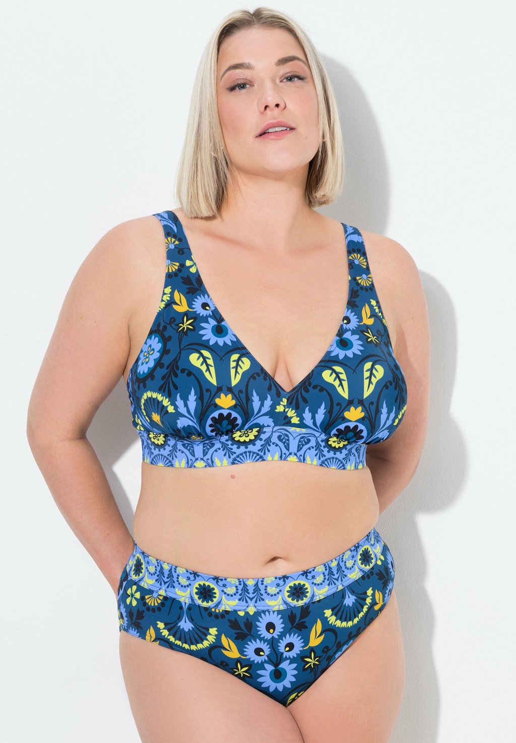

Бикини POWER PAISLEY SET Ulla Popken, темно-синий