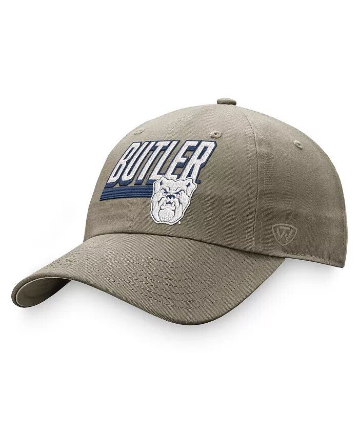 

Мужская регулируемая кепка Butler Bulldogs Slice цвета хаки Top of the World