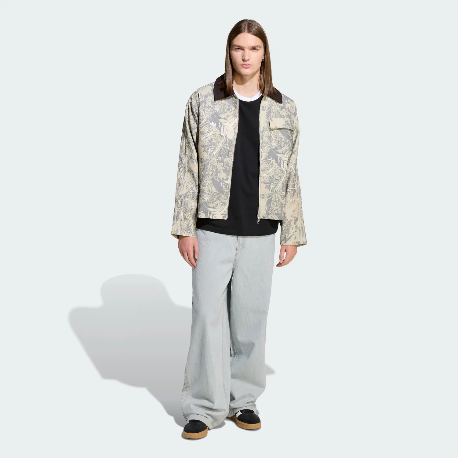 Мужские широкие джинсы в спортивном стиле 90-х Crystal Sky от Adidas — фото 3