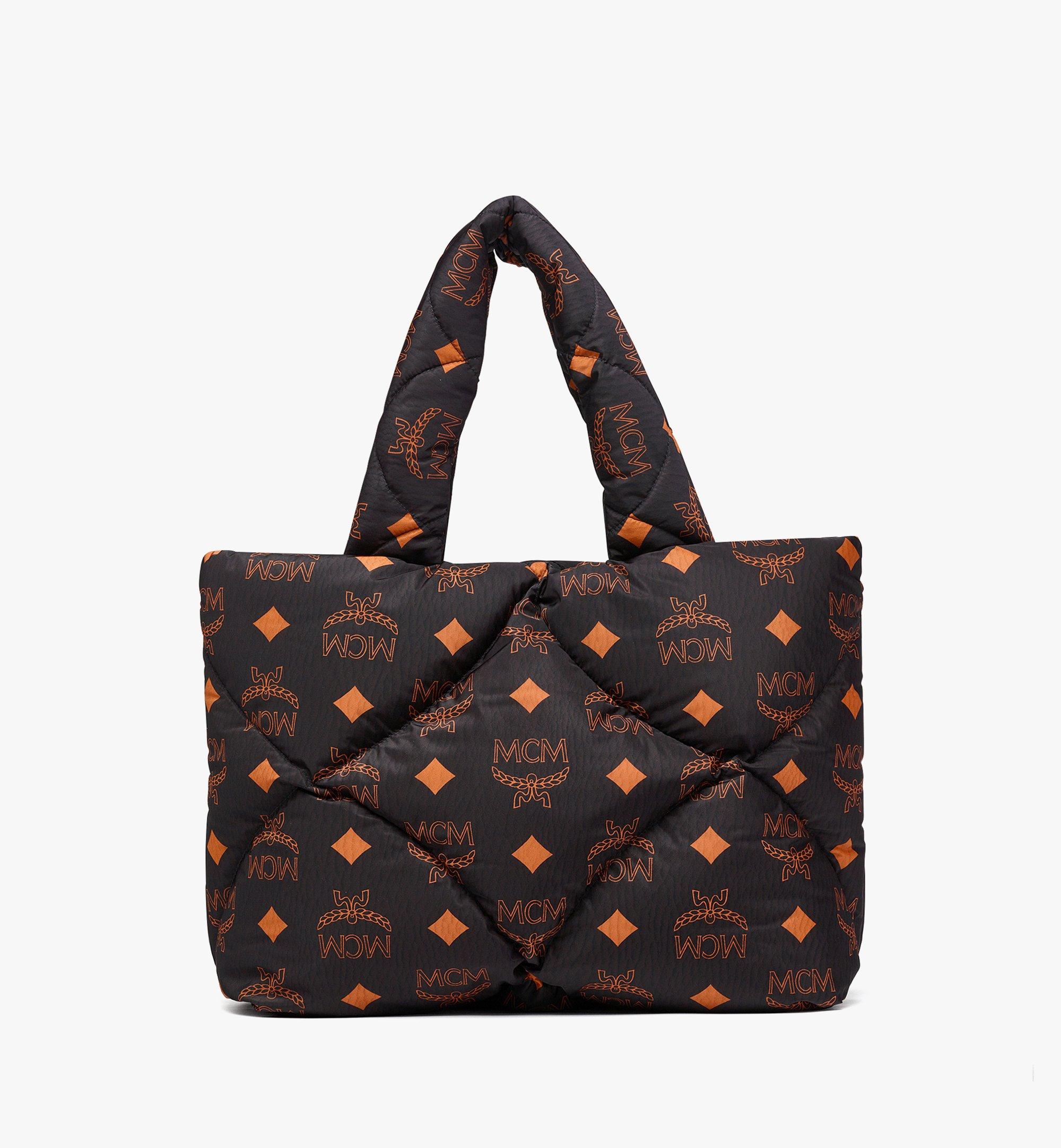 

Сумка-тоут München Quilted из нейлона Maxi Monogram MCM, черный