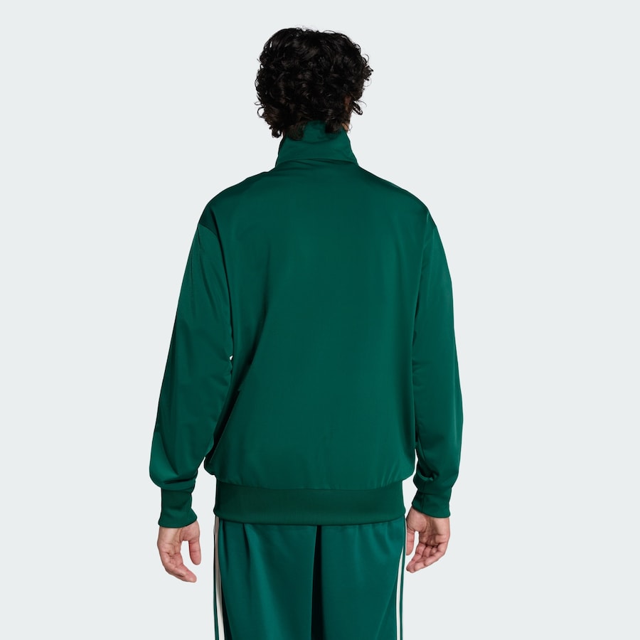 Толстовка с капюшоном на молнии ADIDAS ORIGINALS Firebird, зеленый — фото 4