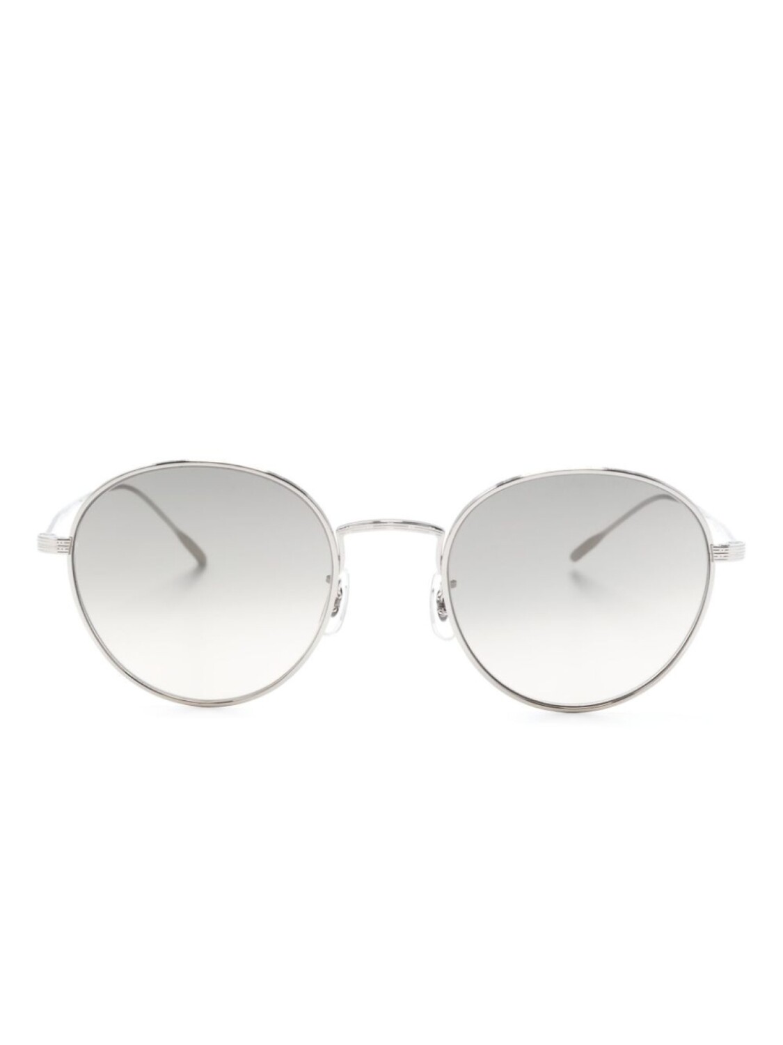 

Oliver Peoples солнцезащитные очки Altair в круглой оправе, серебристый