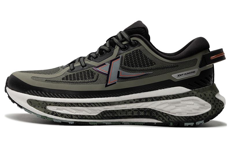 

XTEP Мужские противоскользящие кроссовки First Class низкие Fir Green Black - Fir Green/Black, цвет Fir Green/Black