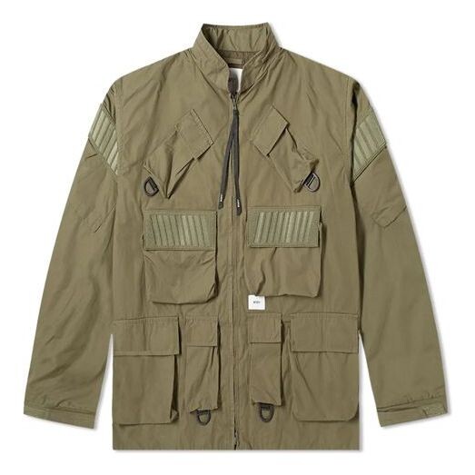 

Куртка WTAPS Modular Ls 01 Cargo 8 Pocket Jacket Men Olive, зеленый