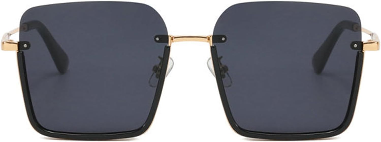 

Мужские солнцезащитные очки без оправы квадратной формы, модные винтажные солнцезащитные очки с градиентным переходом, женские стильные дизайнерские очки с защитой от УФ-излучения UV400 helena, C2