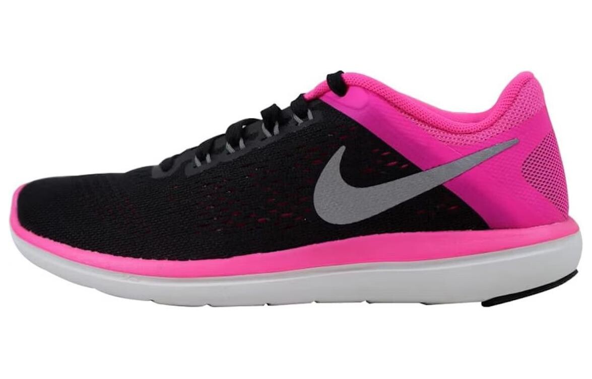 

Кроссовки Nike Flex 2016 RN Black Women's, черный/розовый