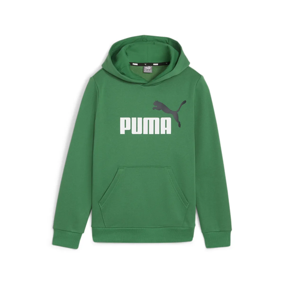 

Толстовка PUMA с капюшоном "ESS+ 2 COL BIG LOGO HOODIE FL B", зеленый