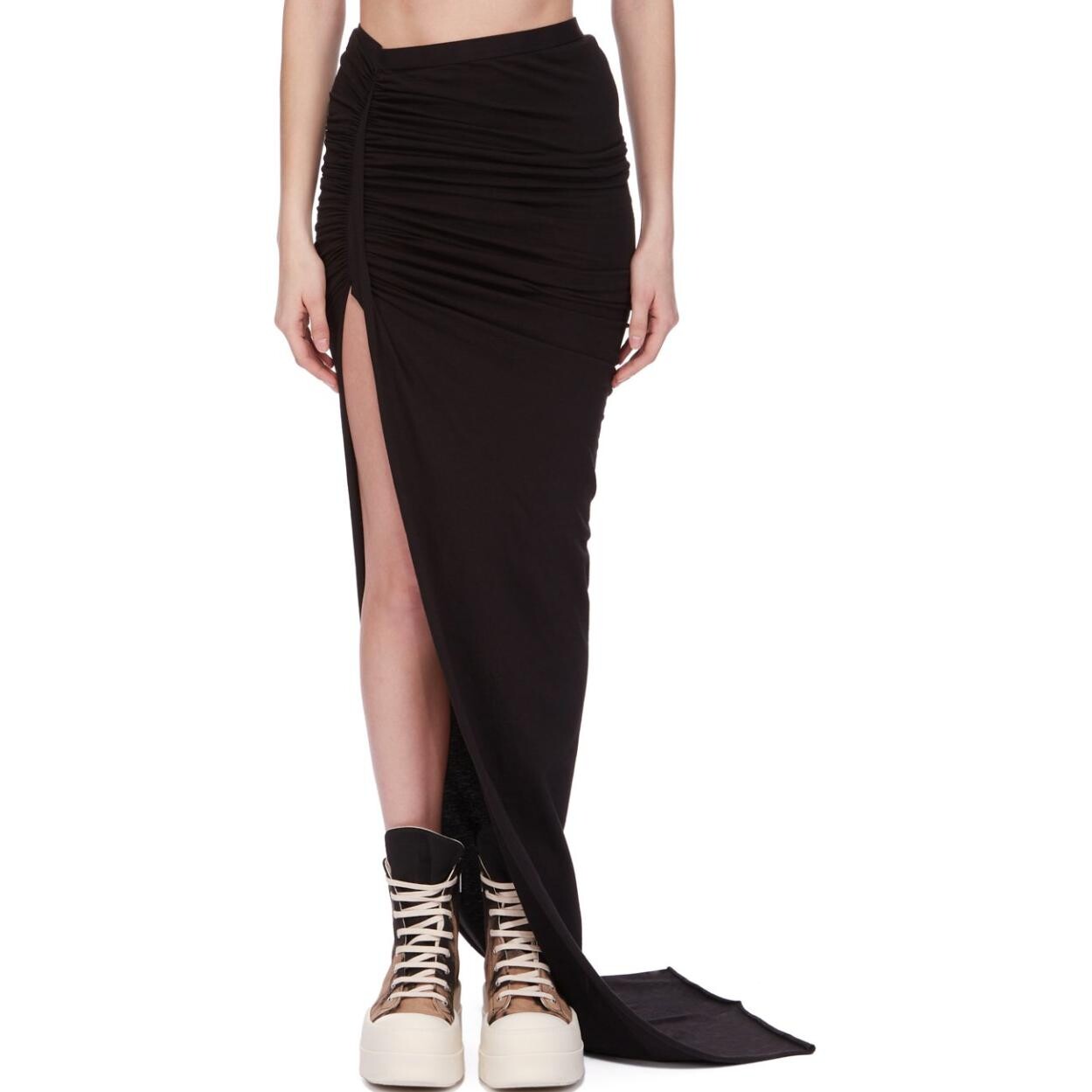 

Трикотажное платье женское черное Rick Owens Drkshdw