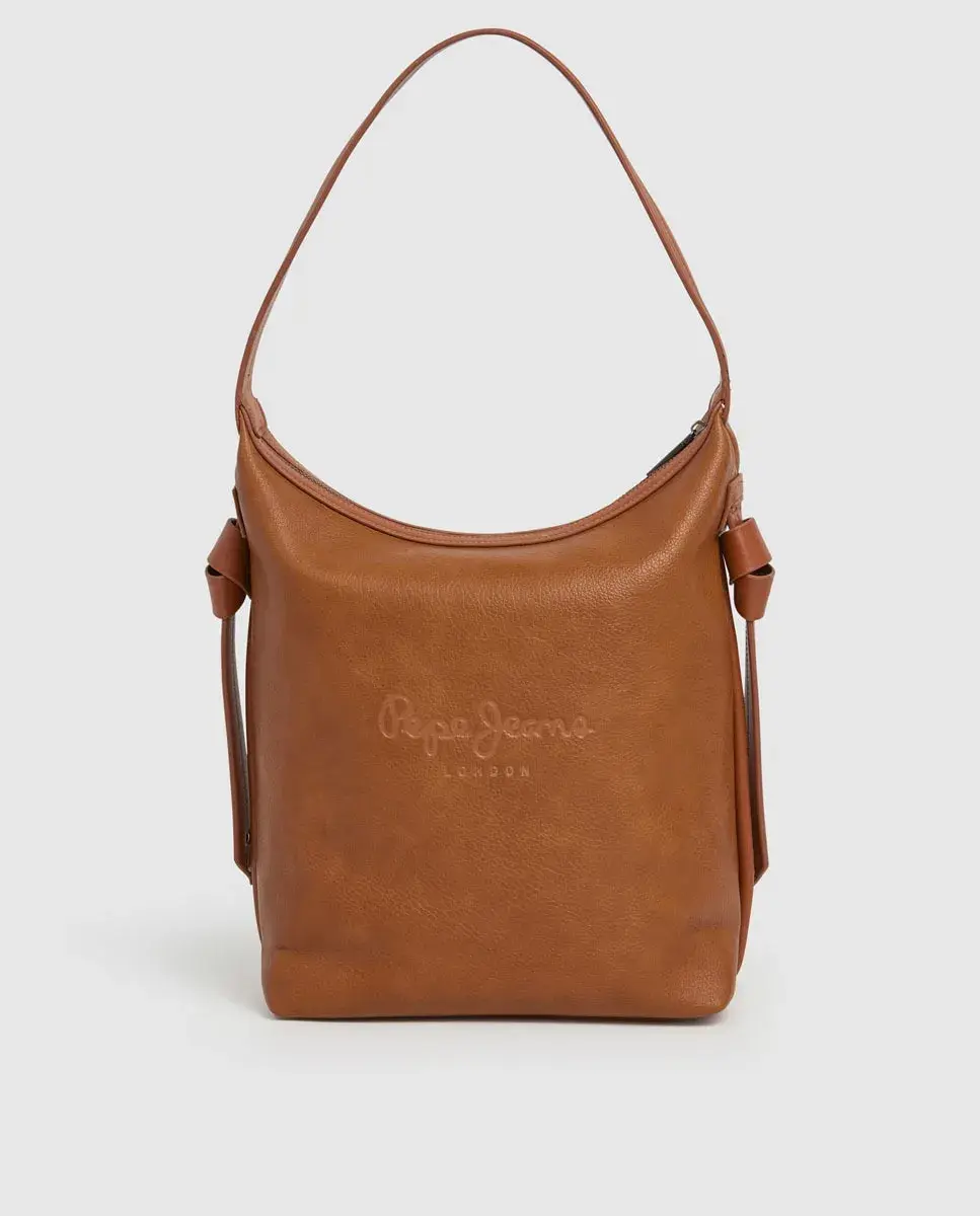 

Женская сумка-ведро Caddy Code с одним отделением Pepe Jeans, коричневый