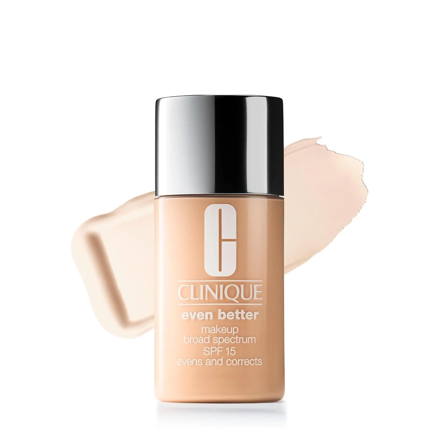 Clinique Even Better Makeup жидкий тональный крем SPF 15 с витамином C для сухой и комбинированной кожи | среднее покрытие и естественный финиш | выравнивает тон и уменьшает темные пятна, AA Shell CN 0.5 - very fair, cool-neutral undertones