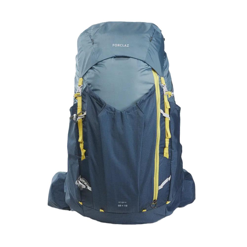 

Рюкзак туристический 60 л полиамид сине-зеленый мужской DECATHLON
