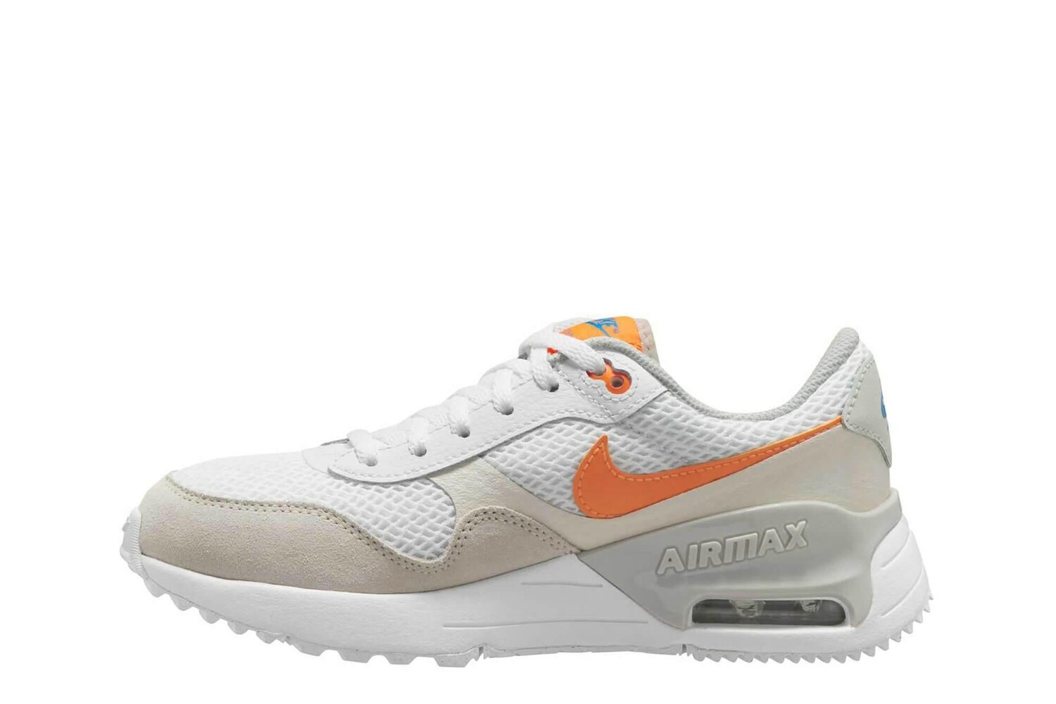 Кроссовки Air Max System Big Kids на шнуровке Nike, белый — фото 2