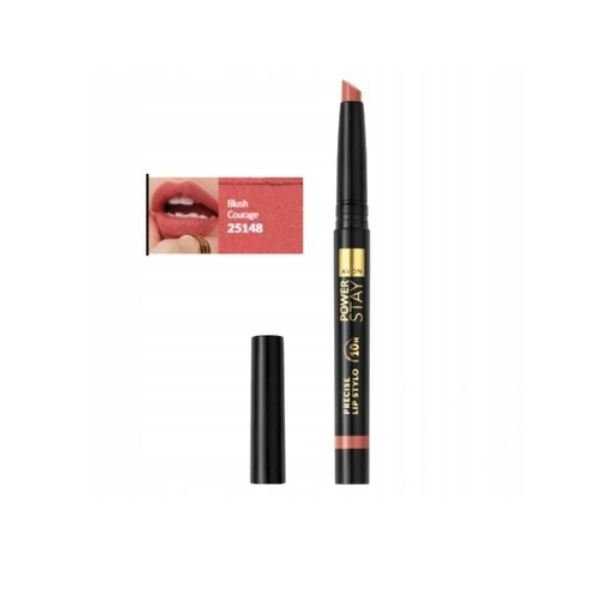 

Avon Precision Lipstick 10 H Power Stay Blush Courage