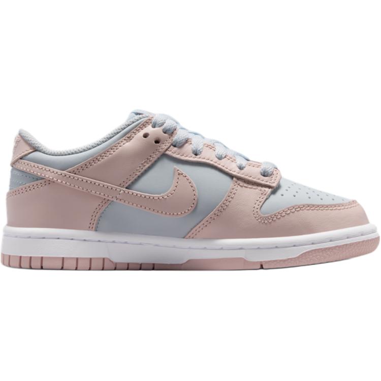Nike Dunk Low top детские скейтбординг кроссовки Light Blue Pink Kids' — фото 3