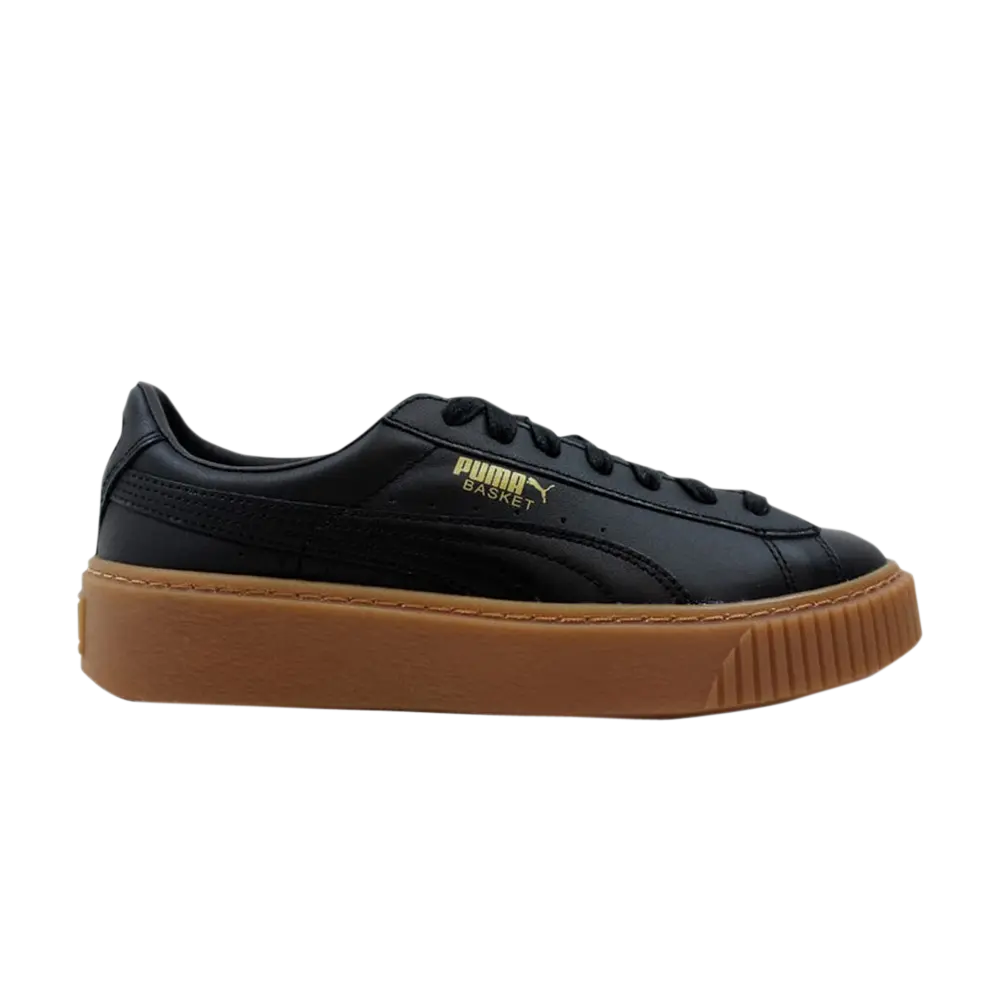 Кроссовки Wmns Basket Platform Core Puma, черный