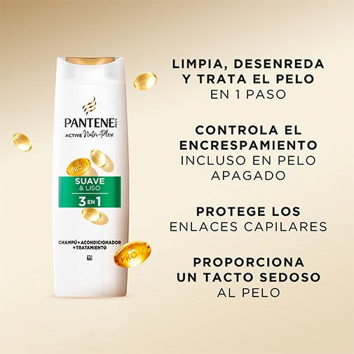 Шампунь, кондиционер и средство для лечения nutri pro-v PANTENE Suave & Liso 3En1, 300 мл — фото 4